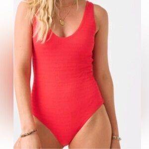 Faherty Reef One Piece Swimsuit in Hibiscus SZ XS NWT